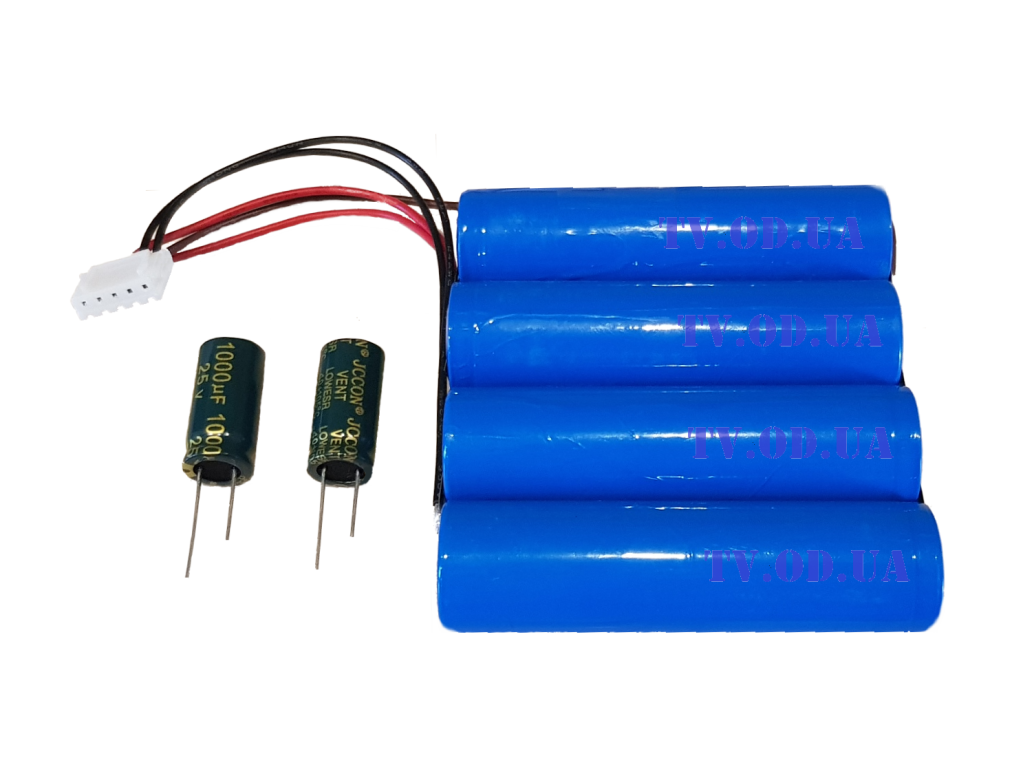 Акумулятори для DC1018P з 4x18650 елементів Tesla