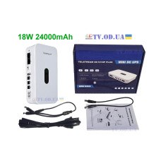 Telstream DC1018P 24000mAh 18W ДБЖ для роутера білий