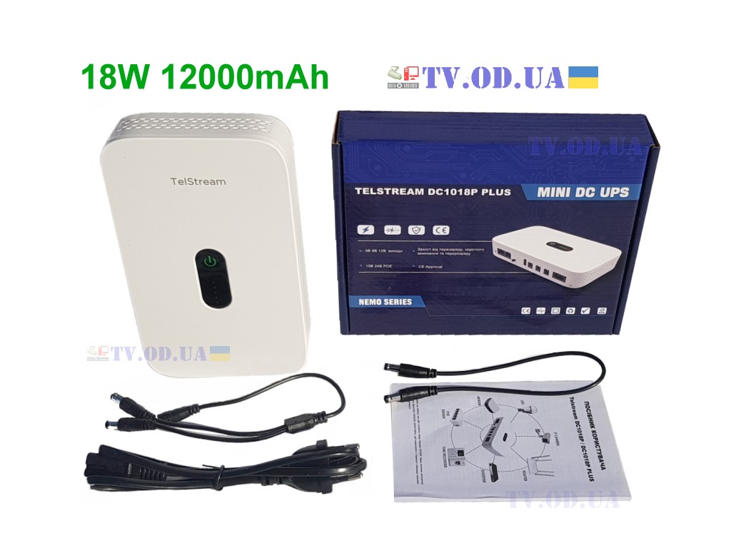 Повний асортимент ДБЖ DC1018P Telstream